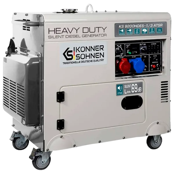 Generator de curent Könner & Söhnen KS 9200HDES-1/ 3 ATSR 230 - 400 V Motorină/ 7.5 kW photo 1