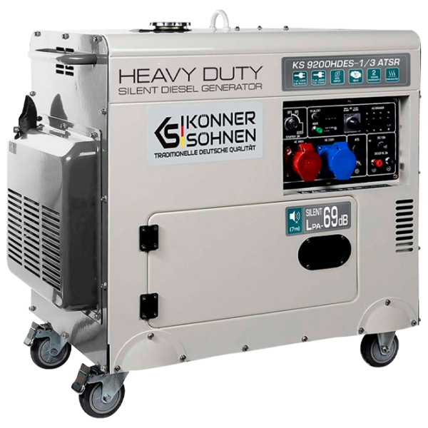 Generator de curent Könner & Söhnen KS 9200HDES-1/ 3 ATSR 230 - 400 V Motorină/ 7.5 kW photo 1