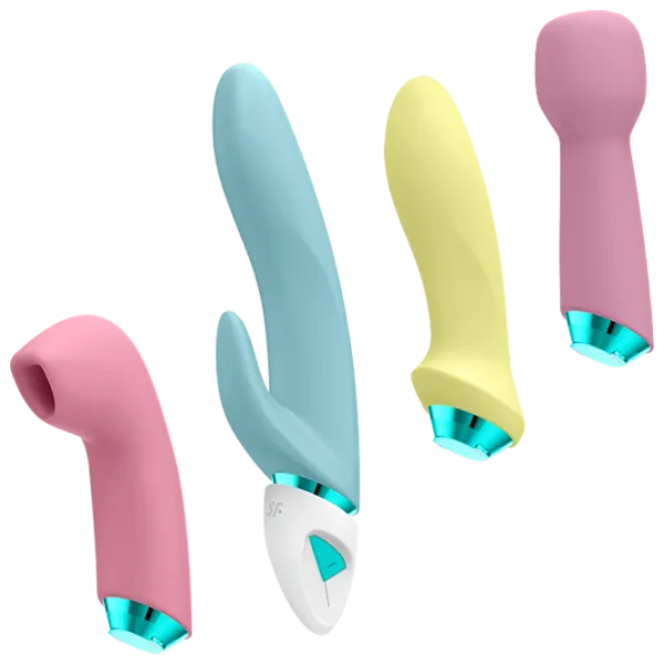 Set de jucării pentru adulți Satisfyer Fabulous Four Vibrator Set Multicolor photo 1 Set de jucării pentru adulți Satisfyer Fabulous Four Vibrator Set Multicolor photo 1