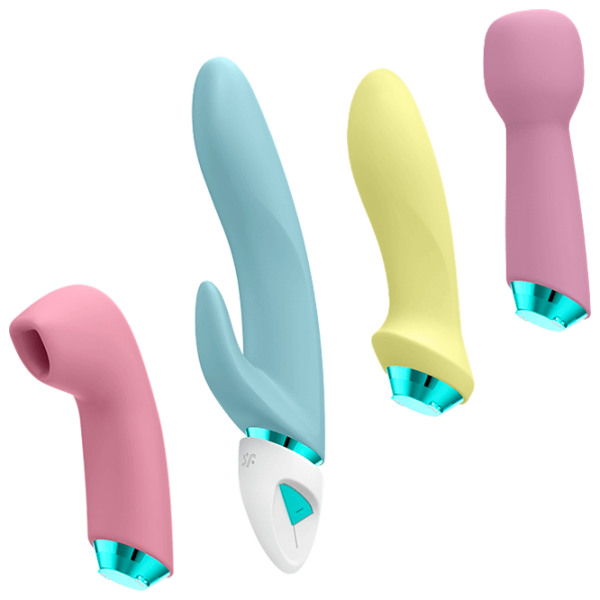 Set de jucării pentru adulți Satisfyer Fabulous Four Vibrator Set Multicolor photo 1 Set de jucării pentru adulți Satisfyer Fabulous Four Vibrator Set Multicolor photo 1