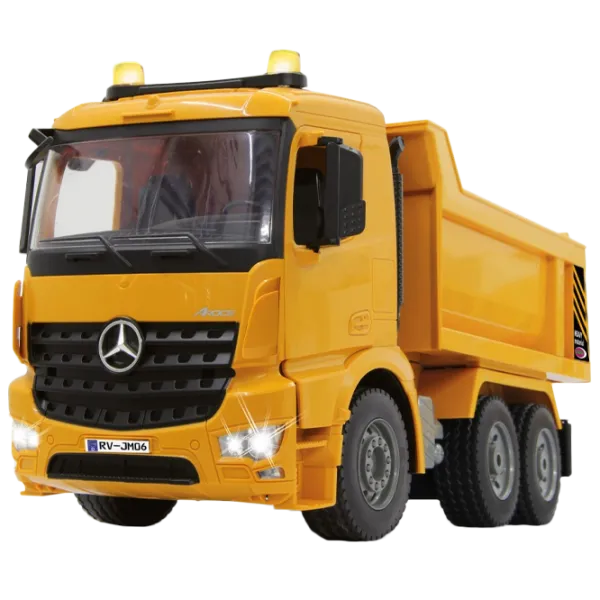 Mașină JAMARA Mercedes-Benz Arocs JA404940 5 km/h / 2.4 GHz / Black Yellow photo 1