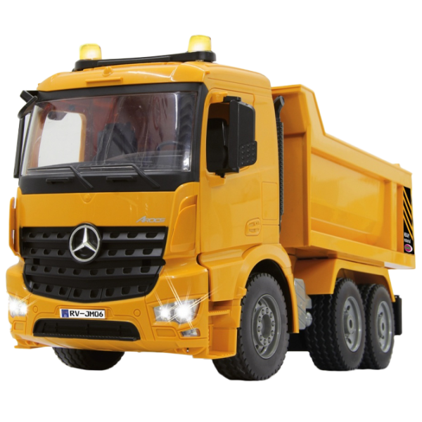 Mașină JAMARA Mercedes-Benz Arocs JA404940 5 km/h / 2.4 GHz / Black Yellow photo 1