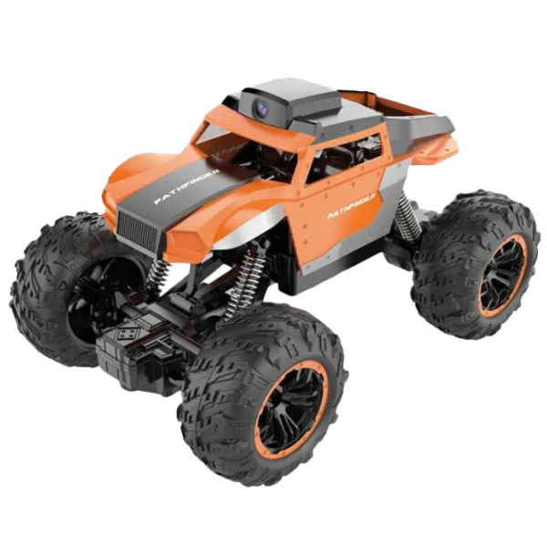 Mașină RC Camera Alloy Climbing Car LH-C023B 6 km/h / 2.4 GHz / Black Orange photo 1