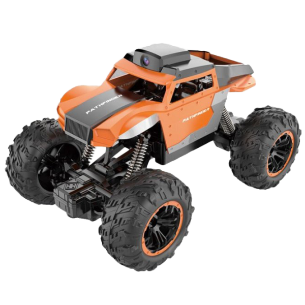 Mașină RC Camera Alloy Climbing Car LH-C023B 6 km/h / 2.4 GHz / Black Orange photo 1