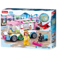 Конструктор Sluban Town — New Year Автомобиль/ Разноцветный