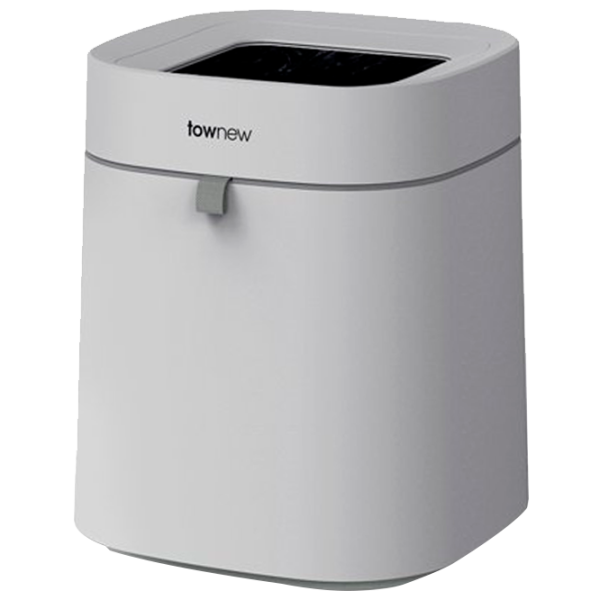 Coș de gunoi Xiaomi Townew Smart Trash Can T Air 16.3 l/ Plastic/ Light Gray photo 1