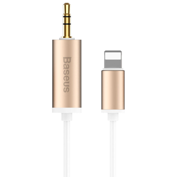 Cablu audio Baseus Lightning + 3.5 mm 1.2 m/ Gold photo 1