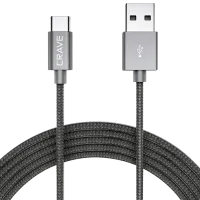 Кабель для телефона CRVBACG103 CRAVE USB Type-A + USB Type-C 1 м/ Серый