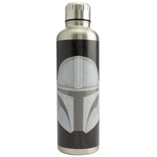 Sticlă pentru apă Fan Paladone The Mandalorian Black photo 1