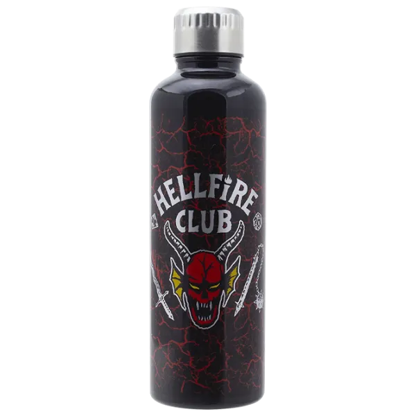 Sticlă pentru apă Fan Paladone Hellfire Club Black photo 1