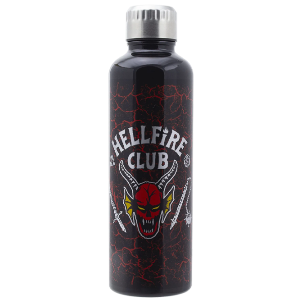 Sticlă pentru apă Fan Paladone Hellfire Club Black photo 1