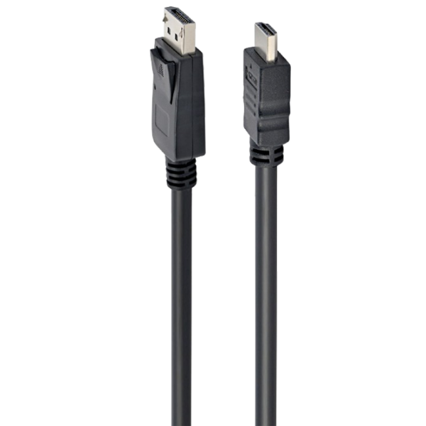 Кабель видео Cablexpert DisplayPort + HDMI 5 м/ Черный photo 1