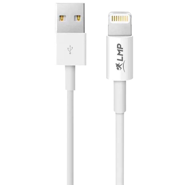 Кабель для телефона 11765 LMP USB Type-A + Lightning 2 м/ Белый photo 1