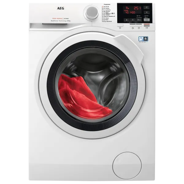 Mașină de spălat cu uscător AEG L7WBGO48W 8 kg / 1400 rpm / White photo 1