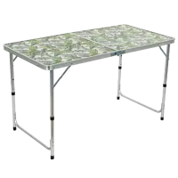 Садовый стол Royokamp Camping Table Jungle Квадратный/ Серебристый Зелёный