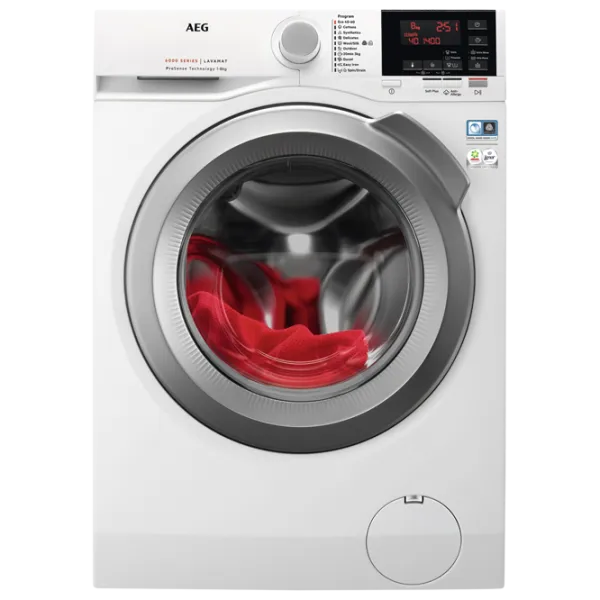 Mașină de spălat AEG L6FLG48S 8 kg / 1400 rpm / White photo 1