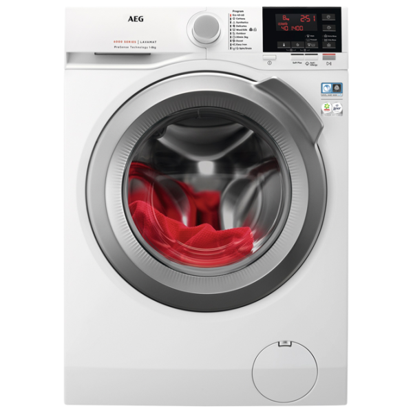 Mașină de spălat AEG L6FLG48S 8 kg / 1400 rpm / White photo 1