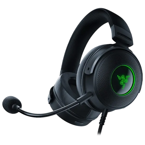 Căști Razer Kraken V3 HyperSense Black Cu fir/ Gaming photo 1