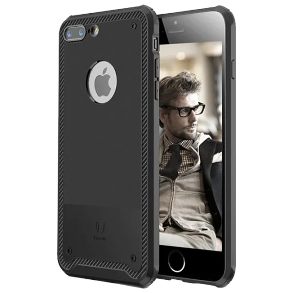 Husă pentru smartphone Apple iPhone 7/ 8 Plus Baseus/ Back/ TPU/ Black photo 1