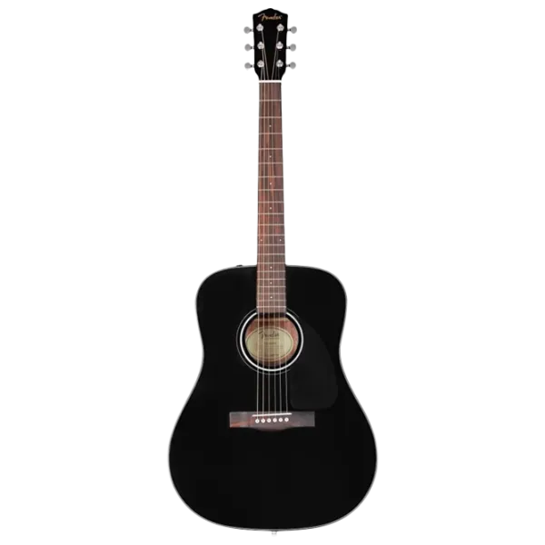 Chitară acustică Fender CD-60 V3 4/ 4, Dreadnought, Black photo 1
