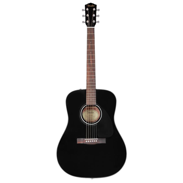 Chitară acustică Fender CD-60 V3 4/ 4, Dreadnought, Black photo 1