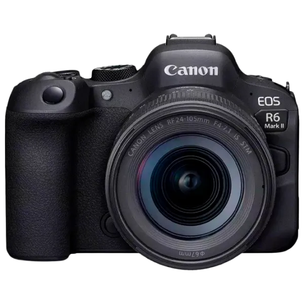 Фотоаппарат Canon EOS R6 Mark II Kit CMOS/ Черный photo 1 Фотоаппарат Canon EOS R6 Mark II Kit CMOS/ Черный photo 1
