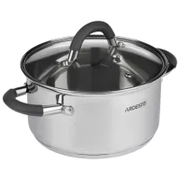 Кастрюля Ardesto AR1912CS 1.2 л Нержавеющая сталь/ Стальной