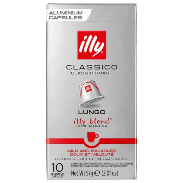 Кофе Illy Classico Капсулы/ Lungo/ 10 капсул photo 1