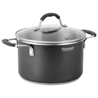 Кастрюля Rondell RDS-010 3.9 л Нержавеющая сталь/ Черный