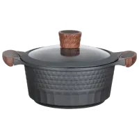 Cratiță Resto 93501 2.6 l Inox/ Black