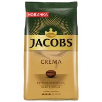 Кофе Jacobs Crema В зёрнах/ Expertenrostung/ Пачка