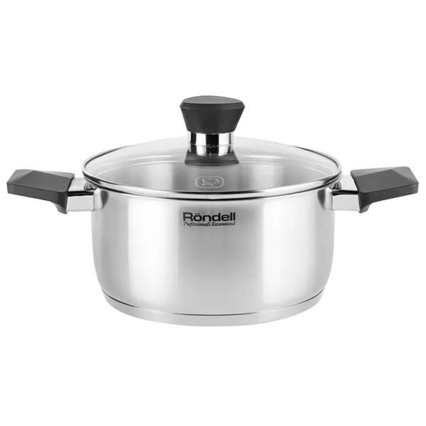 Кастрюля Rondell RDS-715 4.8 л Нержавеющая сталь/ Стальной photo 1