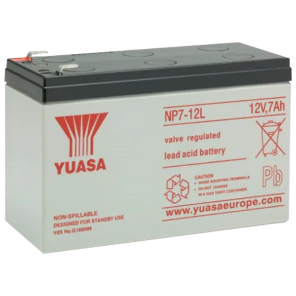 Acumulator pentru UPS Yuasa NP7-12 12 V 7 Ah Gray photo 1