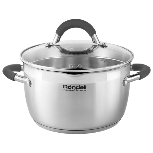 Кастрюля Rondell RDS-025 5.7 л Нержавеющая сталь/ Стальной photo 1