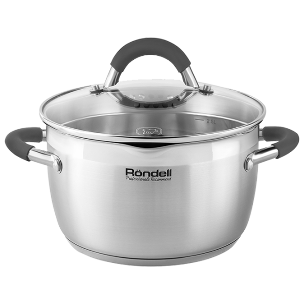 Кастрюля Rondell RDS-025 5.7 л Нержавеющая сталь/ Стальной photo 1