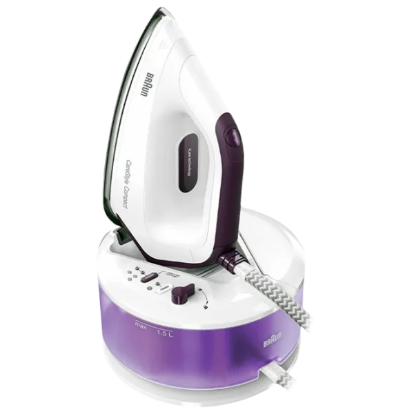 Fier de călcat Braun CareStyle Compact IS2144VI Cu generator de aburi/ 2400 W/ Violet photo 1
