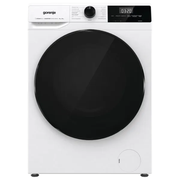 Mașină de spălat cu uscător Gorenje WD2A964ADS/PL 9 kg / 1400 rpm / White photo 1