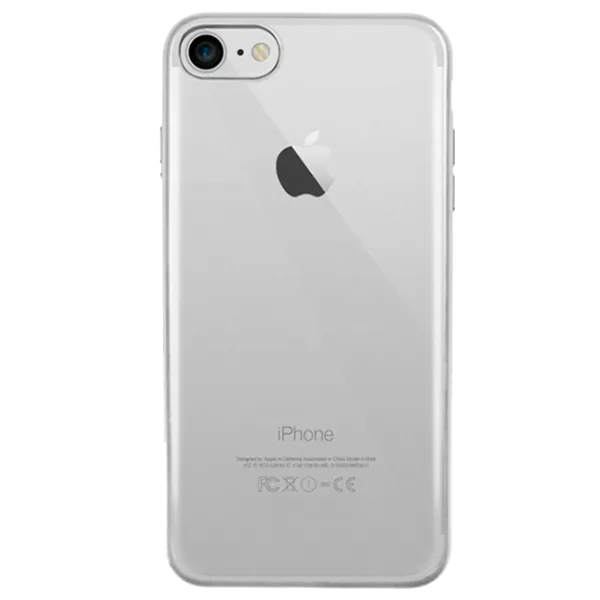 Husă pentru smartphone Apple iPhone 7 Line/ Back/ TPU/ Silver photo 1