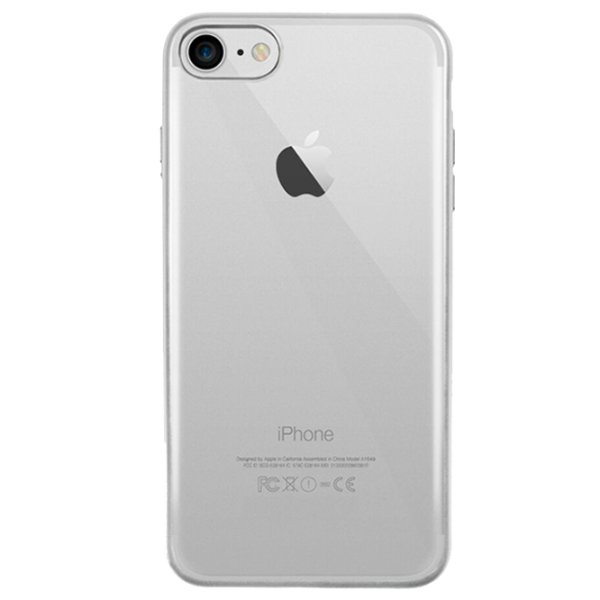 Husă pentru smartphone Apple iPhone 7 Line/ Back/ TPU/ Silver photo 1