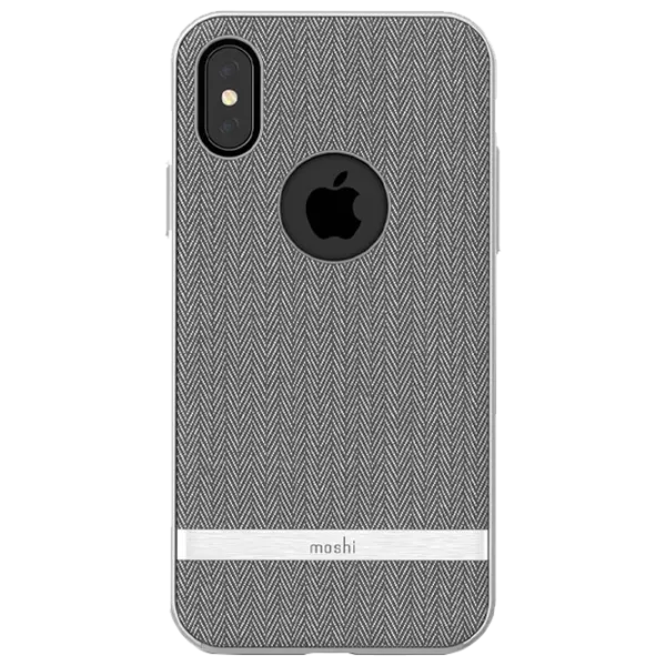 Husă pentru smartphone Apple iPhone X/ XS Moshi/ Back/ TPU/ Silver Gray photo 1 Husă pentru smartphone Apple iPhone X/ XS Moshi/ Back/ TPU/ Silver Gray photo 1