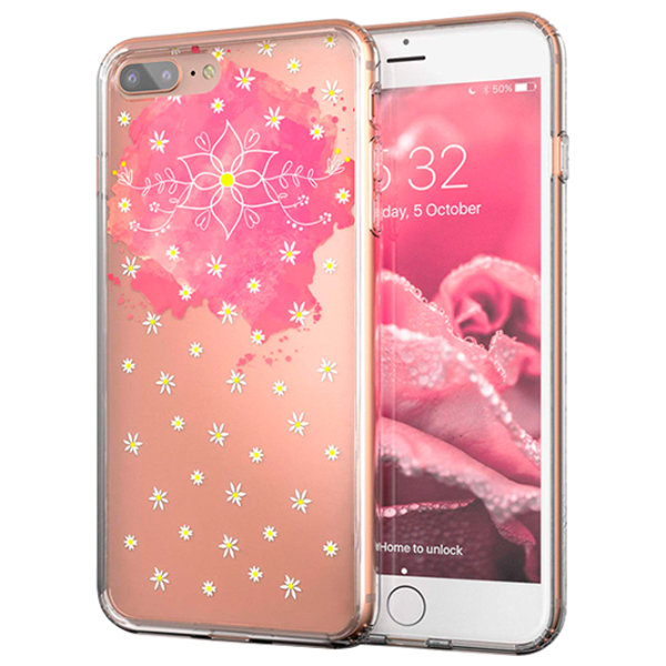 Чехол для смартфона Apple iPhone X/ XS CRAVE/ Back/ TPU/ Flowers Прозрачный photo 1