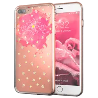 Чехол для смартфона Apple iPhone X/ XS CRAVE/ Back/ TPU/ Flowers Прозрачный