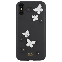 Чехол для смартфона Apple iPhone X/ XS Luna Aristo/ Back/ Кожа/ Белый Черный