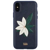 Чехол для смартфона Apple iPhone X/ XS Luna Aristo/ Back/ Кожа/ Белый Черный