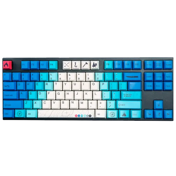 Tastatură Varmilo VA87M Summit R2 EC Rose V2 Cu fir/ Blue photo 1