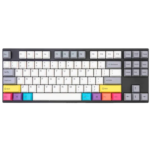 Tastatură Varmilo MA87M V2 CMYK EC Rose V2 Cu fir/ White photo 1