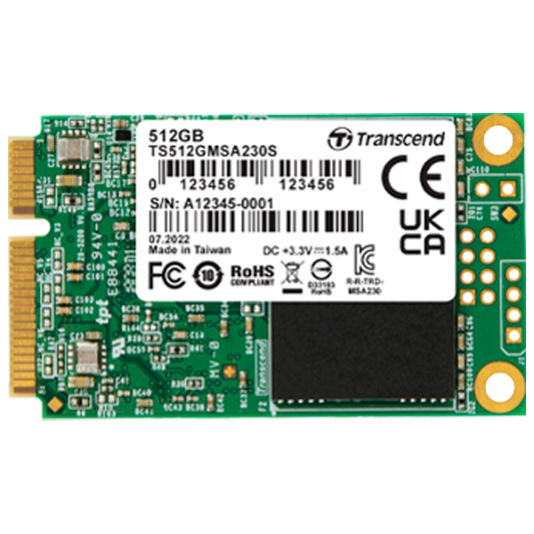 SSD Transcend TS512GMSA230S 512 GB mSATA photo 1