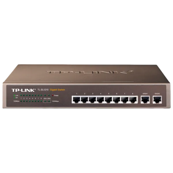 Switch TP-Link TL-SL1210 Gray photo 1 Switch TP-Link TL-SL1210 Gray photo 1