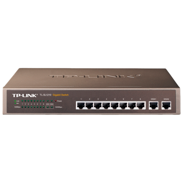 Switch TP-Link TL-SL1210 Gray photo 1 Switch TP-Link TL-SL1210 Gray photo 1