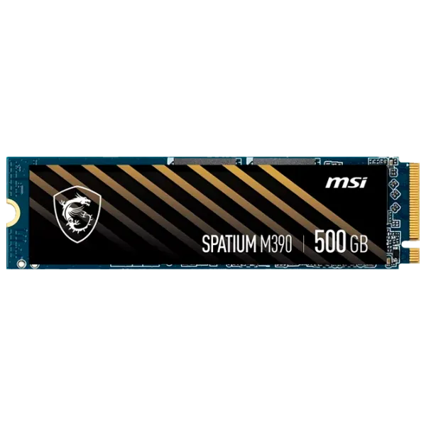 SSD MSI Spatium M390 500 GB M.2 NVMe photo 1 SSD MSI Spatium M390 500 GB M.2 NVMe photo 1